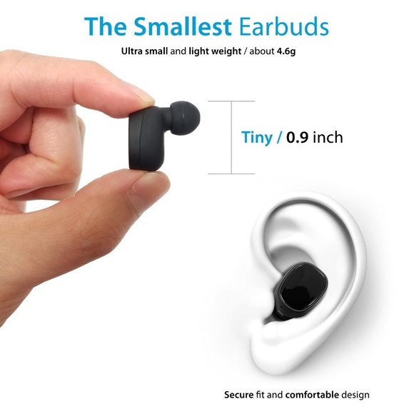 Photive TWS-01 Wireless Bluetooth Earbuds - Picture 4 of 7